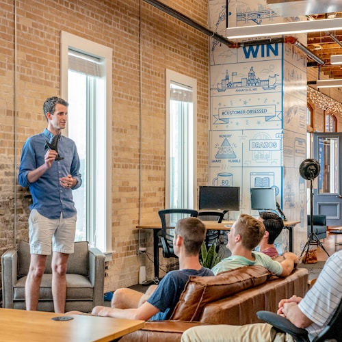 startup team meeting